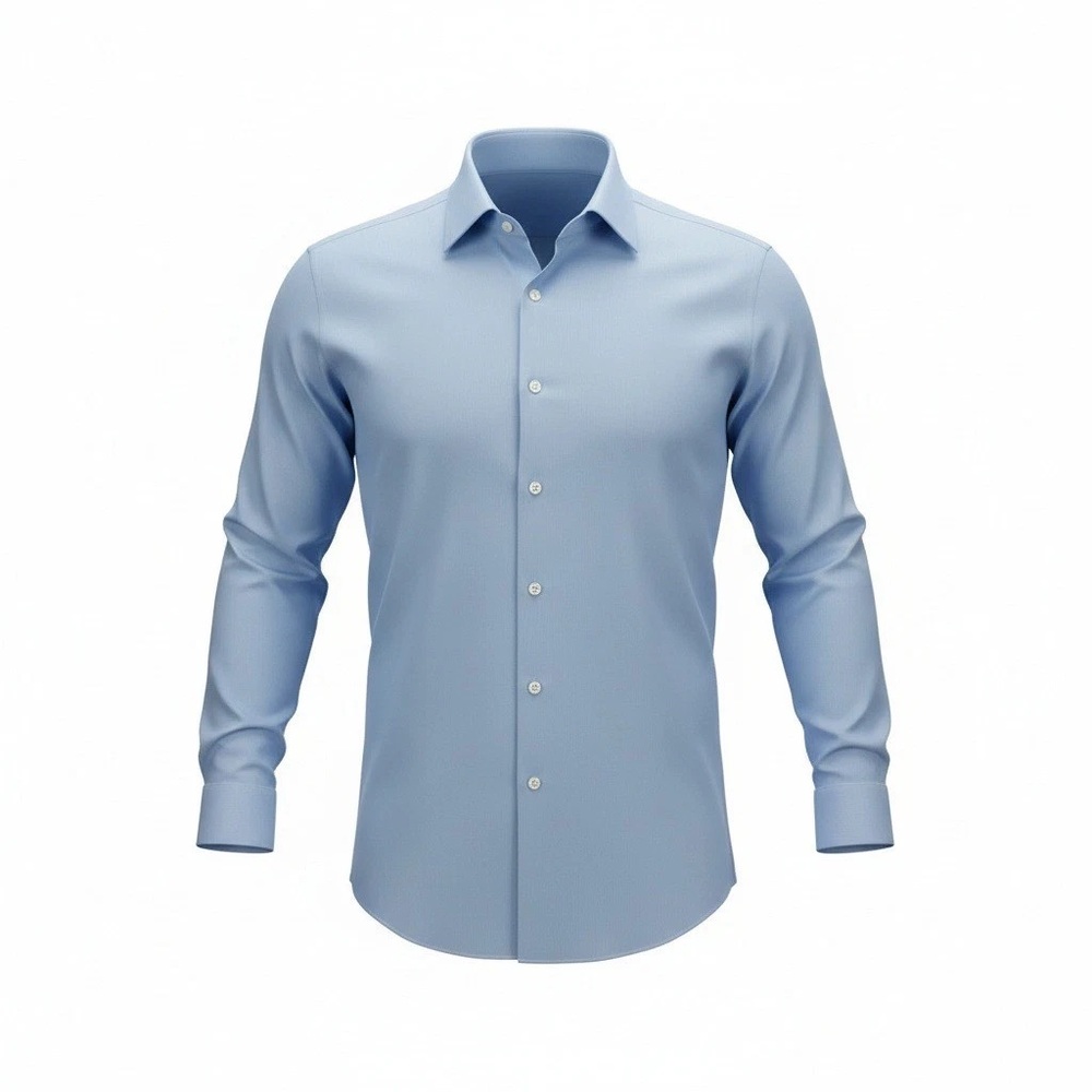 Set of 2 Men’s Dress Shirts, Non-Iron Slim Fit